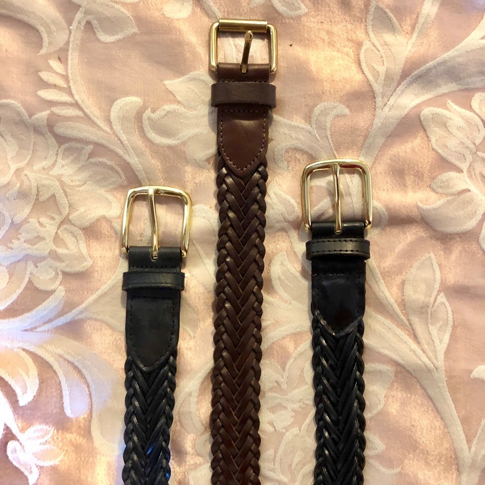 Three Braided Belts